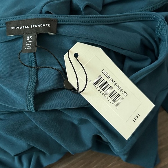 NWT Universal Standard Jersey Cinched Dress in Midnight Rain Sz XS - Picture 10 of 11